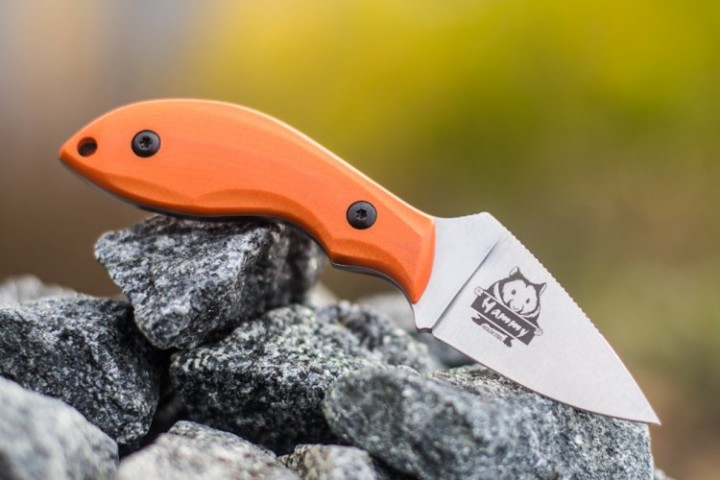 Hammy Niolox, Orange G10, Leather Shealth
